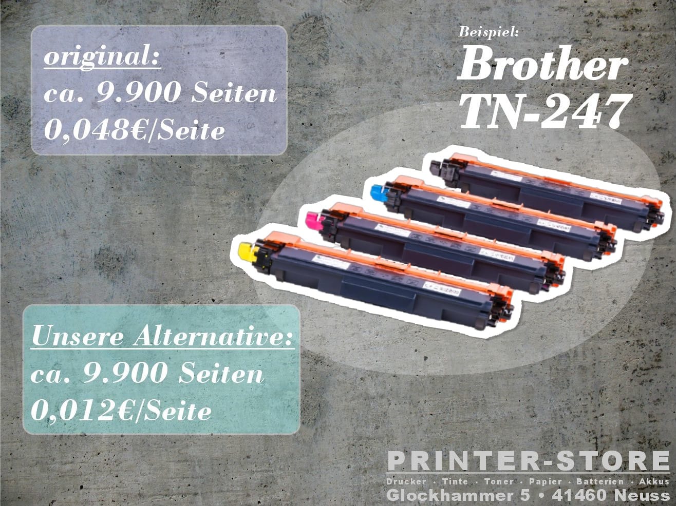 𝟳𝟱% 𝗘𝗿𝘀𝗽𝗮𝗿𝗻𝗶𝘀 𝗯𝗲𝗶 𝗱𝗲𝗻 𝗕𝗿𝗼𝘁𝗵𝗲𝗿 𝗚𝗲𝗿𝗮̈𝘁𝗲𝗻 𝗺𝗶𝘁 𝗱𝗲𝗻 𝗧𝗡-𝟮𝟰𝟯 𝘂𝗻𝗱 𝗧𝗡-𝟮𝟰𝟳.