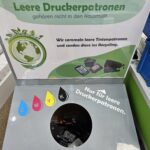 Sammelbox für leere Druckerpatronen