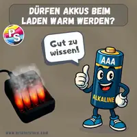 Dürfen Akkus beim Laden warm werden?