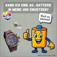 Kann ich eine AG Batterie in meine Uhr einsetzen?