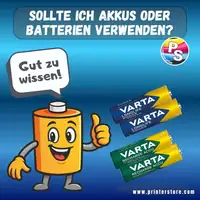 Sollte ich Akkus oder Batterien verwenden?