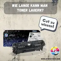 Wie lange kann man Toner lagern?