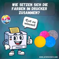 Wie setzten sich die einzelnen Farben im Drucker zusammen?