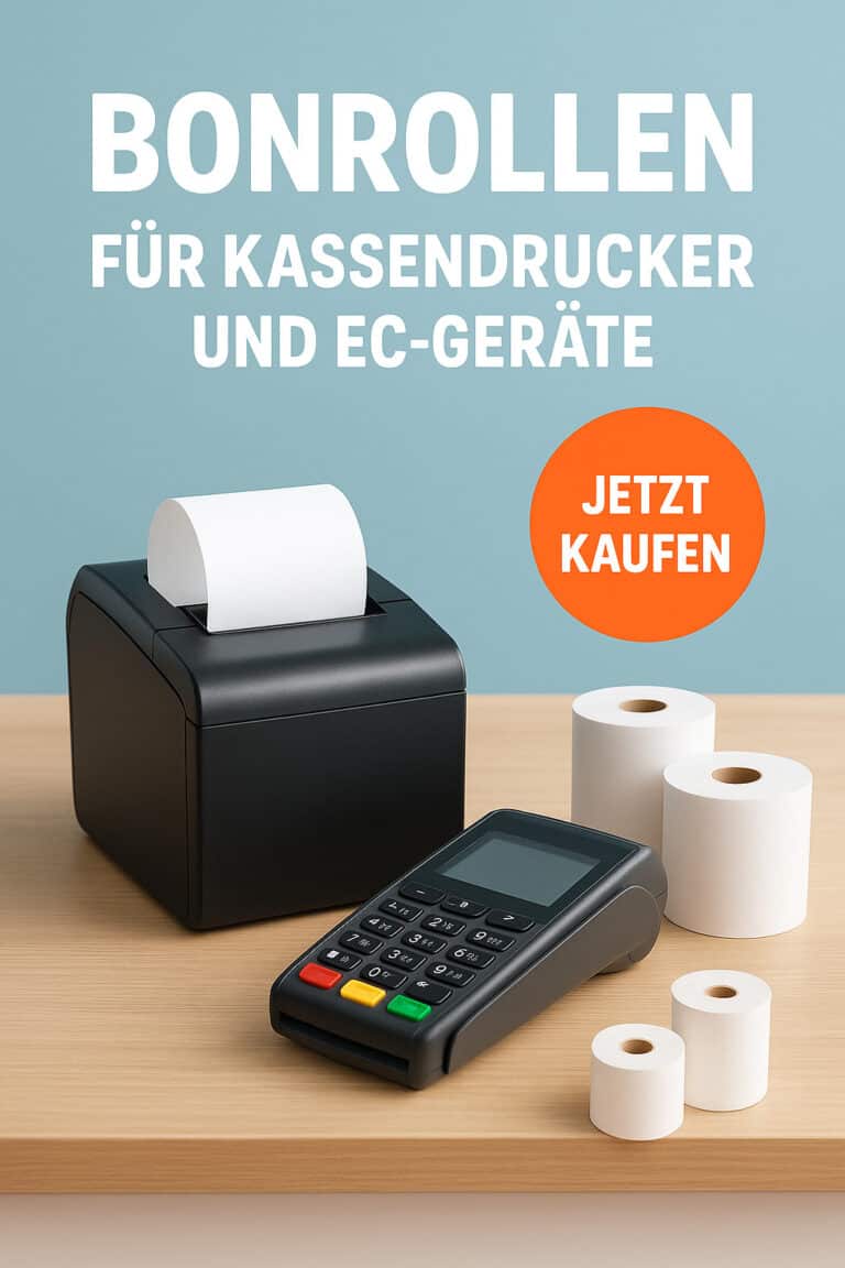 Bonrollen für Kassendrucker und EC-Geräte