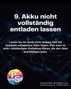 Lebensdauer von Lithium-Akkus verlängern Tipp 9