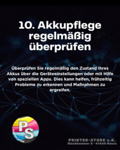 Lebensdauer von Lithium-Akkus verlängern Tipp 10