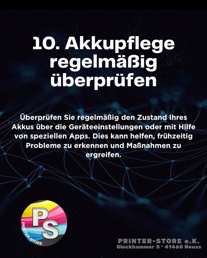 Lebensdauer von Lithium-Akkus verlängern Tipp 10