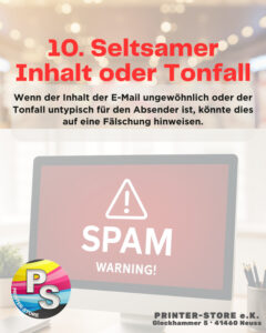 Gefälschte E-Mail erkennen Tipp 10