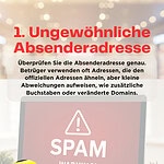 Gefälschte E-Mail erkennen Tipp 1