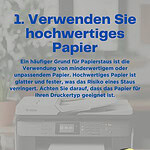Papierstaus vermeiden Tipp 1