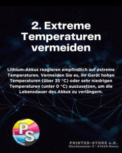Lebensdauer von Lithium-Akkus verlängern Tipp 2