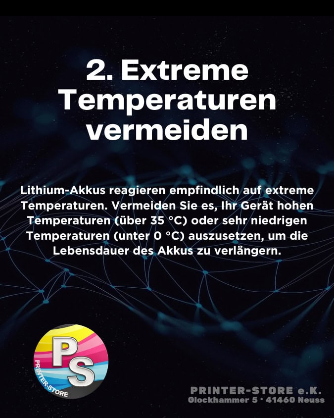Lebensdauer von Lithium-Akkus verlängern Tipp 2
