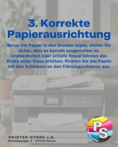 Papierstaus vermeiden Tipp 3