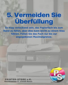 Papierstaus vermeiden Tipp 5