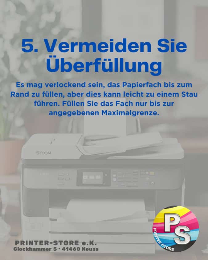 Papierstaus vermeiden Tipp 5