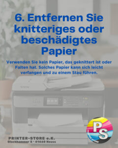 Papierstaus vermeiden Tipp 6