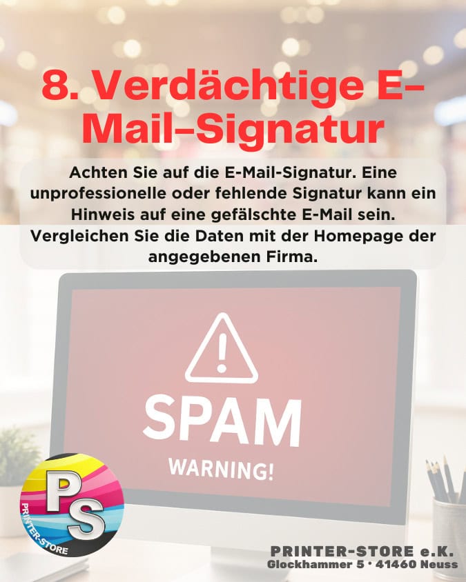 Gefälschte E-Mail erkennen Tipp 8