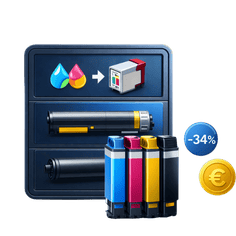 Vergleich zwischen originalen Druckerpatronen und unseren preiswerten Alternativen.