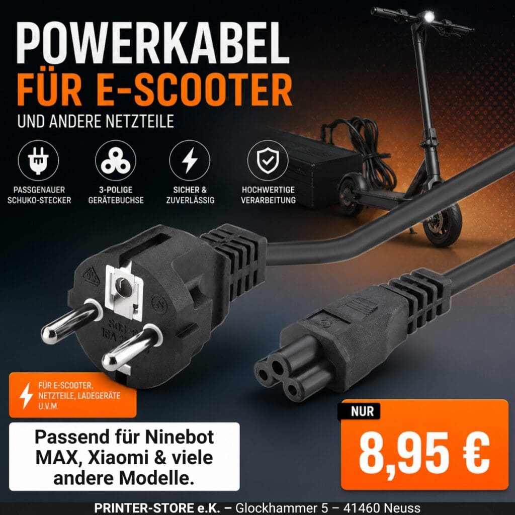 Ladekabel für E-Scooter